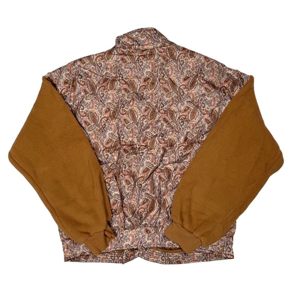 Umgee Paisley Sherpa Sleeve Jacket | NWT | Boho Cozy | Sizes S M L - Picture 4 of 6